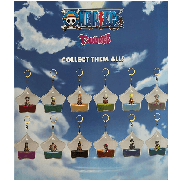 One Piece: Tsunameez Acrylic Figure Charm Blind Bag Keychain (1pc) Simple One Piece 