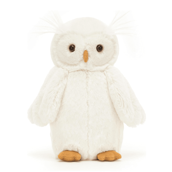 Jellycat: Bashful Owl Stuffed Animal - Medium Simple Jellycat 