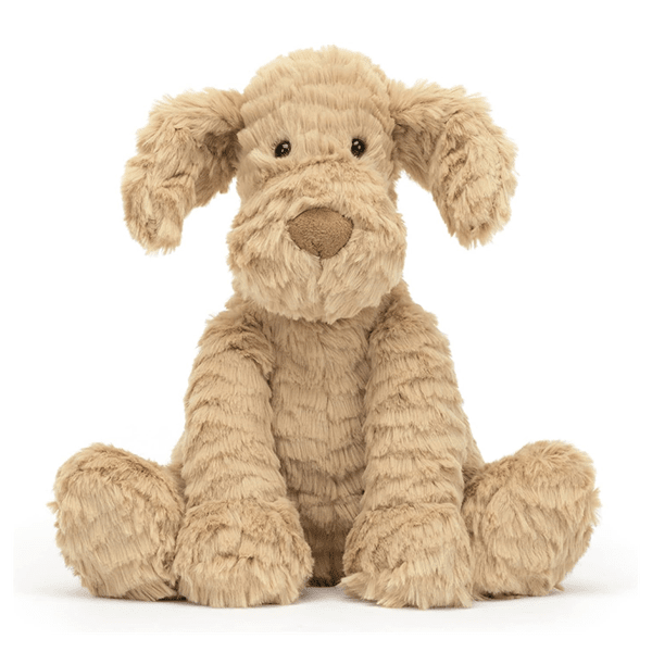 Jellycat: Fuddlewuddle Puppy Stuffed Animal - Medium Simple Jellycat 