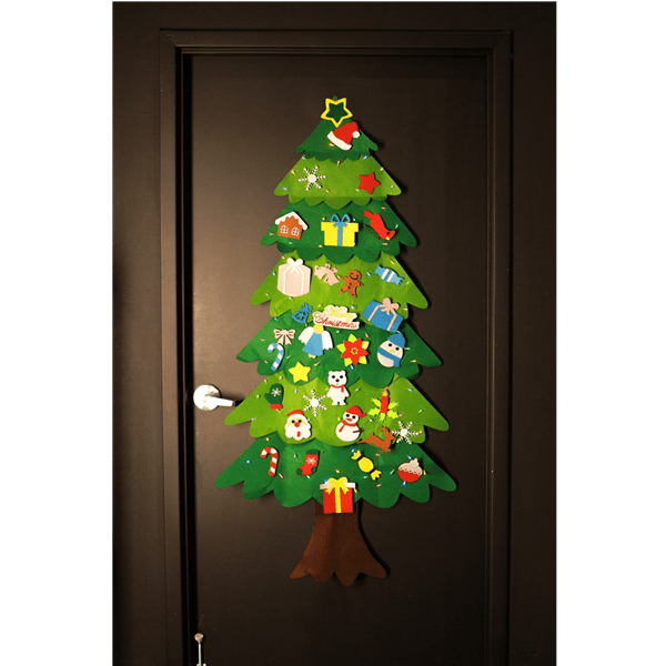 FunkyFir - New Felt Wall Christmas Tree 63" (160cm)