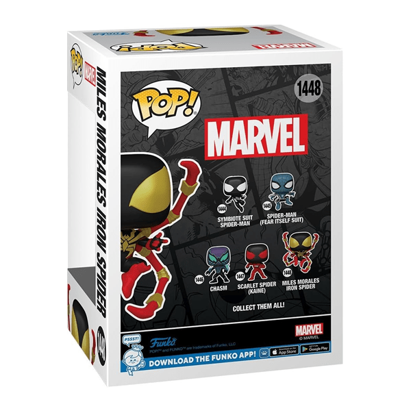 Funko Pop! Marvel: Spider-Man - Miles Morales Iron Spider with Chase (Styles May Vary) Simple Funko 