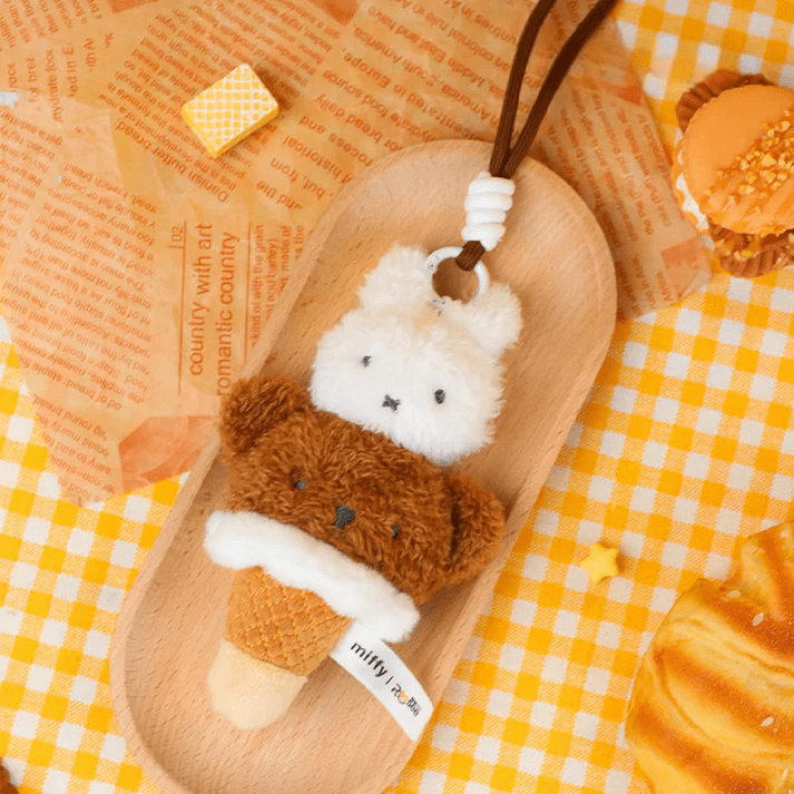 Miffy - Food Workshop Plush Keychain Blind Box - 1pc Simple Miffy 