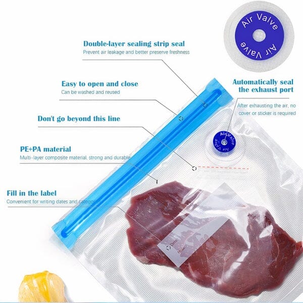 ProKitchen Sealtastic - 4-in-1 Food Vacuum Sealer with built-in heat sealer Simple magazineracksdirect 