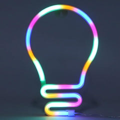 Illumina: Bulb Shape Neon LED Light Simple Exclusive 