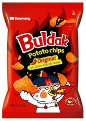 Samyang Buldak Original Spicy Chicken Potato Chips Simple Lay's 