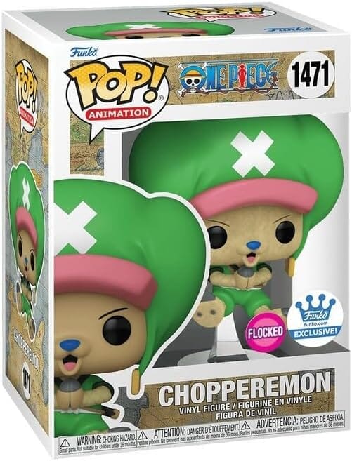 Funko Pop! Anime: One Piece - Chopperemon in Wano Outfit (Flocked) Simple Funko 