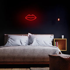 Illumina: Lips Shape Neon LED Light Simple Illumina 