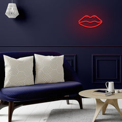 Illumina: Lips Shape Neon LED Light Simple Illumina 