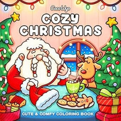 "Cozy Friends" Coloring Book: Cozy Christmas Coloring by Coco Wyo Simple Coco Wyo 