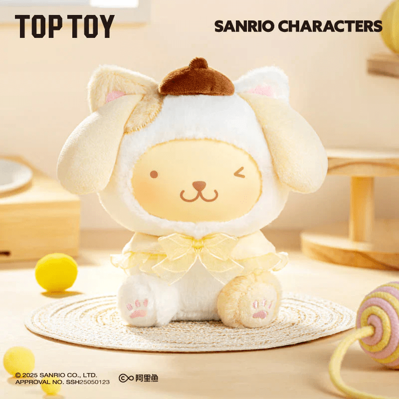 TOP TOY x Sanrio: Play with Kittens Series Plush Keychain Blind Box (1pc) Simple TOP TOY 