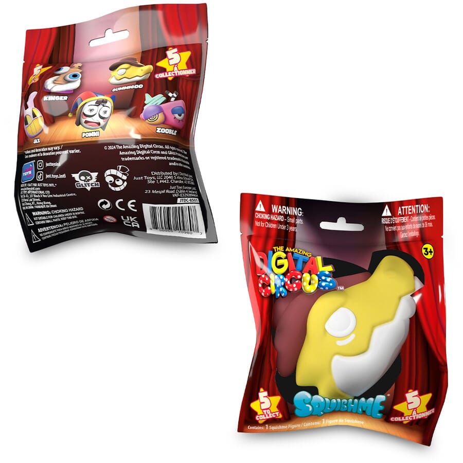 The Amazing Digital Circus Squishme Squishies - 1pc Ship Assorted Simple Exclusive 