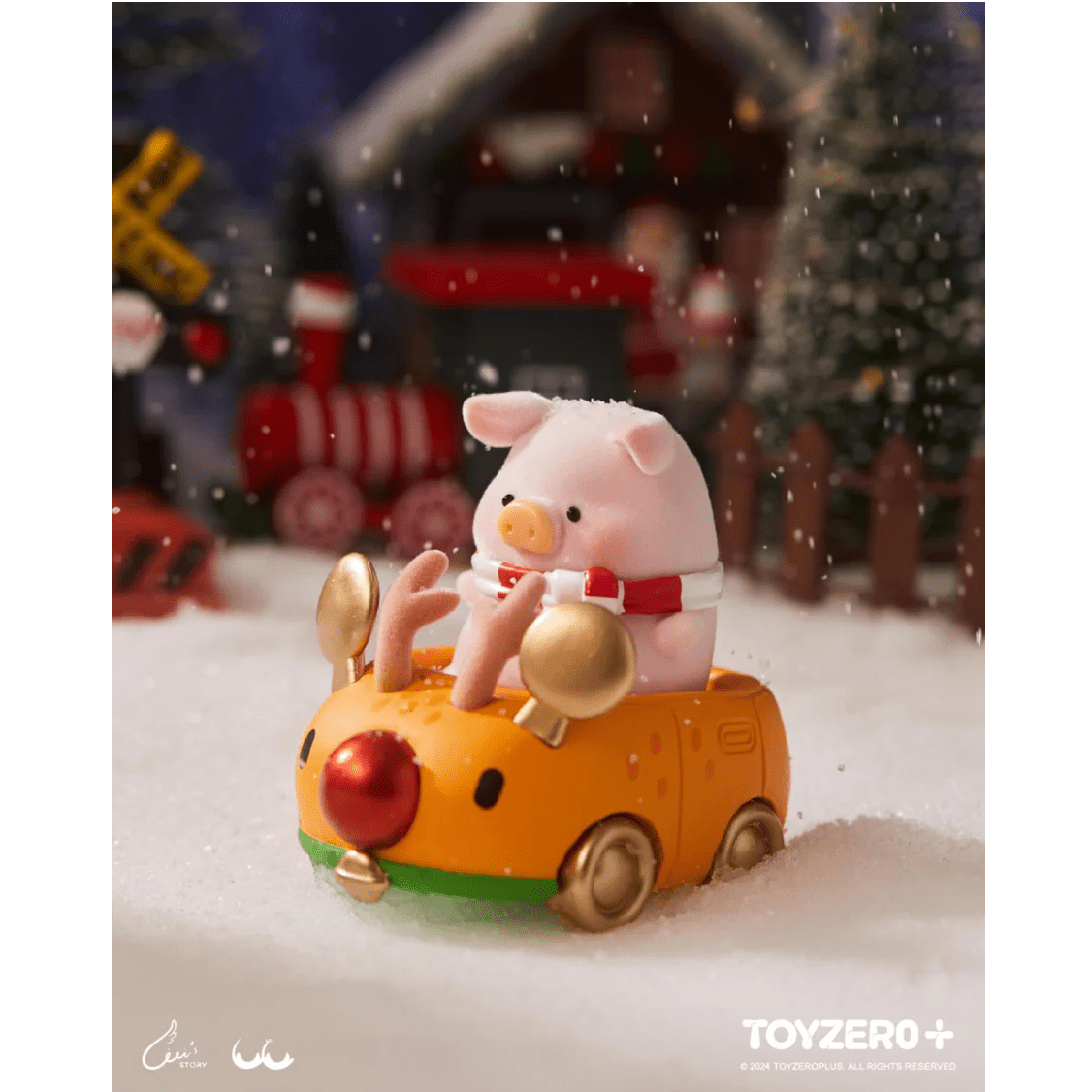 ToyZeroPlus x LuLu The Piggy Christmasland Series Figurines Blind Box (1pc) Simple TOYZEROPLUS 