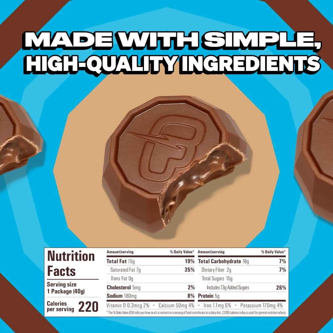 Mr Beast: Feastables Creamy Hazelnut Chocolate Cups - 1.41oz Simple MrBeast 