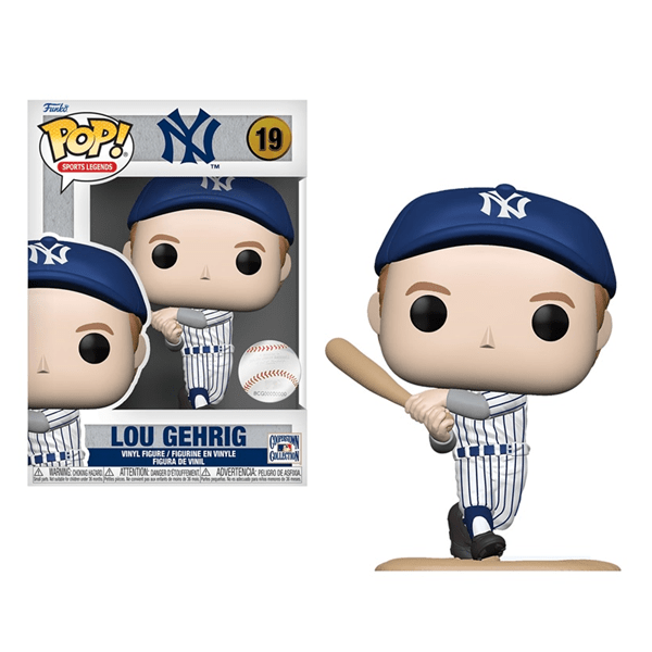 Funko Pop! MLB: Legends - Lou Gehrig with Chase Styles (Styles May Vary) Simple Showcase 