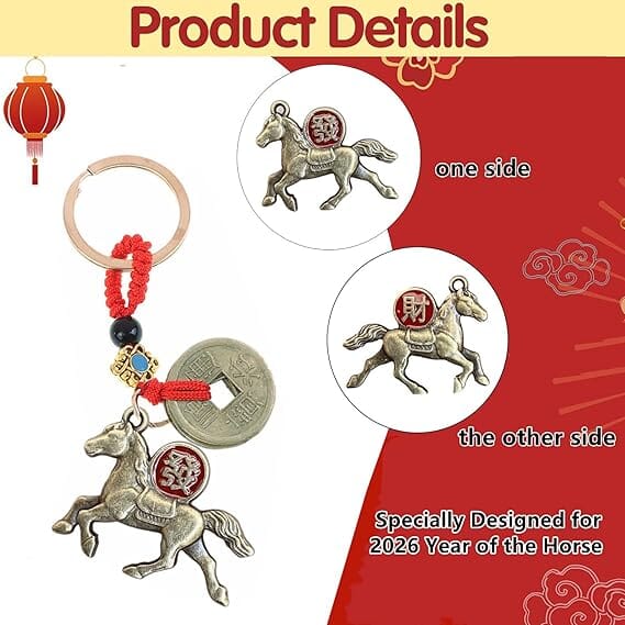 Year Of The Horse Keychain Simple Disney 