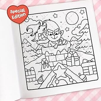 "Cozy Friends" Coloring Book: Cozy Christmas Coloring by Coco Wyo Simple Coco Wyo 
