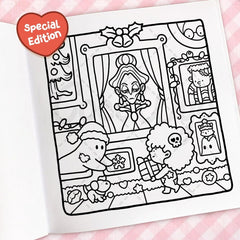 "Cozy Friends" Coloring Book: Cozy Christmas Coloring by Coco Wyo Simple Coco Wyo 