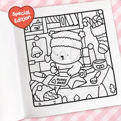 "Cozy Friends" Coloring Book: Cozy Christmas Coloring by Coco Wyo Simple Coco Wyo 