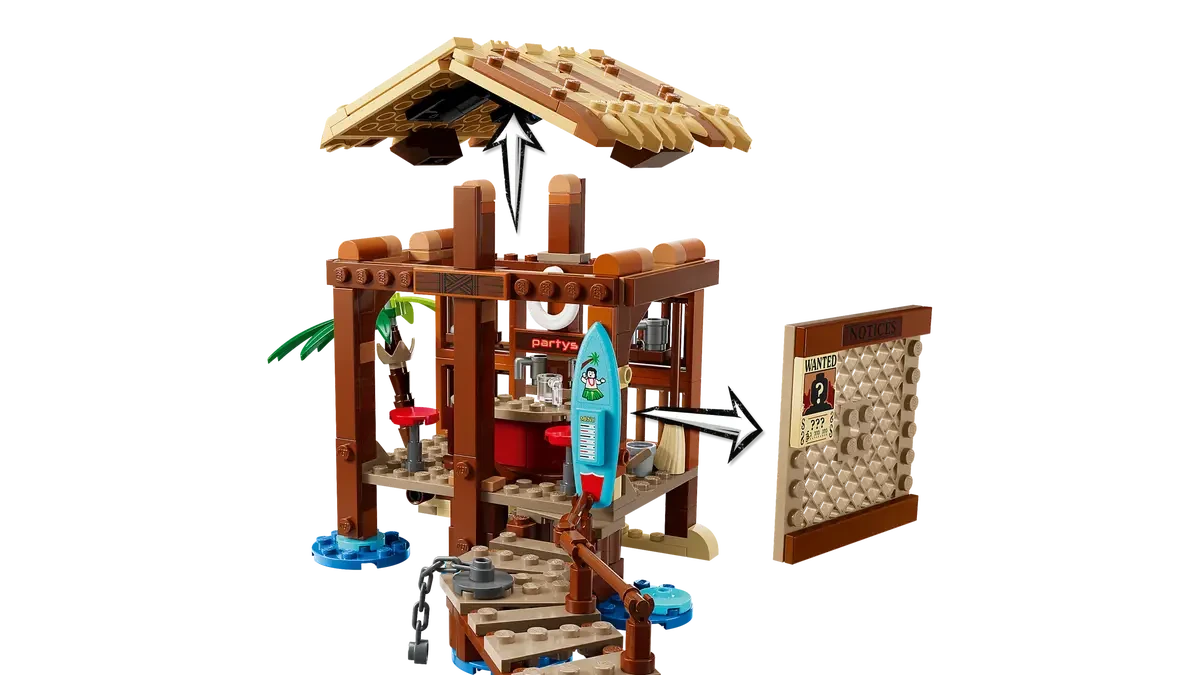 LEGO® Windmill Village Hut Simple Showcase 