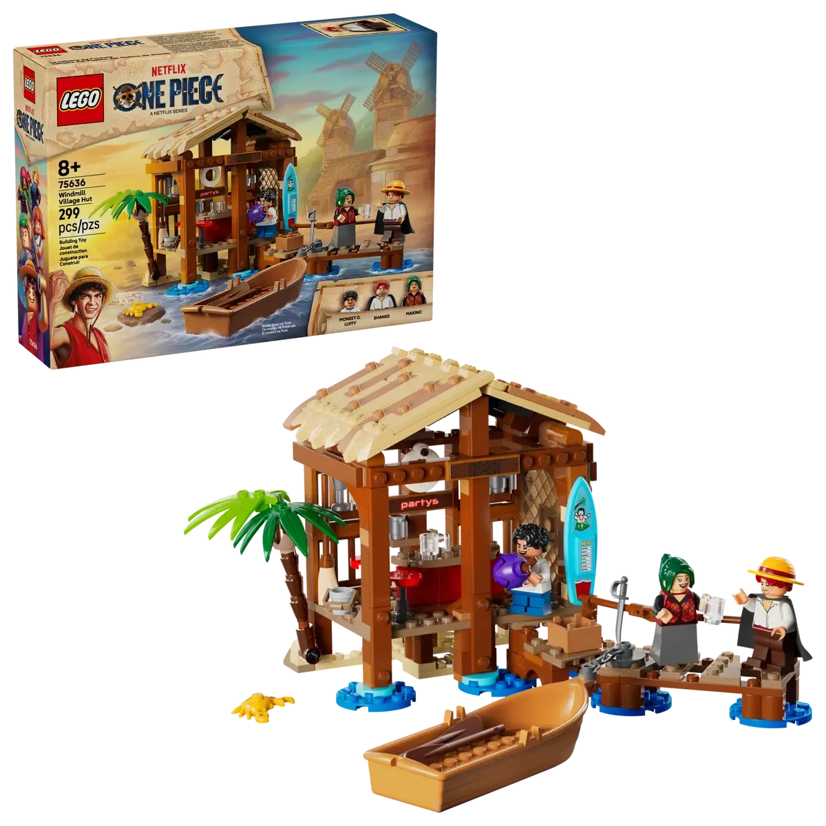 LEGO® Windmill Village Hut Simple Showcase 