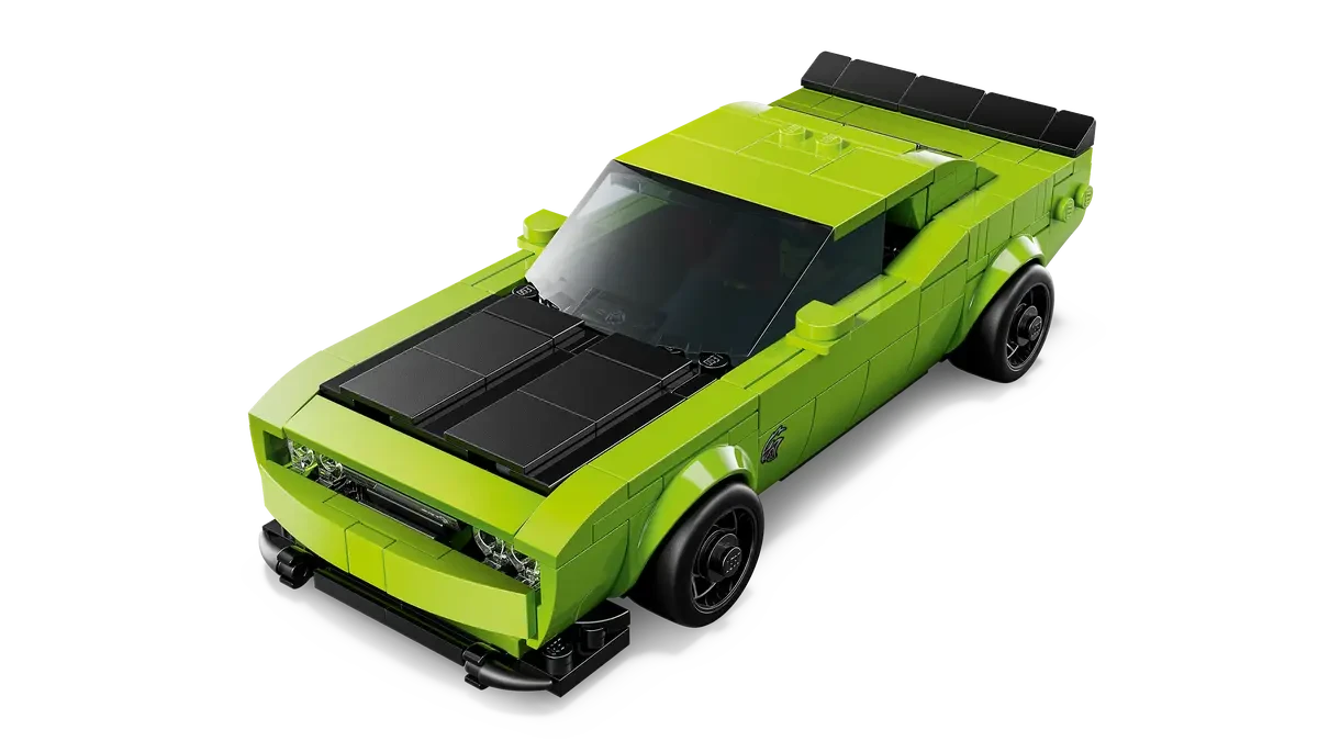 LEGO® Dodge Challenger SRT Hellcat Sports Car Simple Showcase 