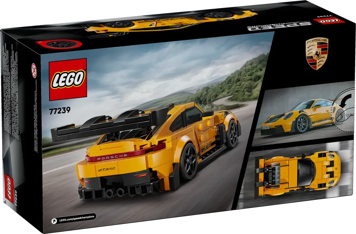 LEGO® Porsche 911 GT3 RS Super Car Simple Showcase 
