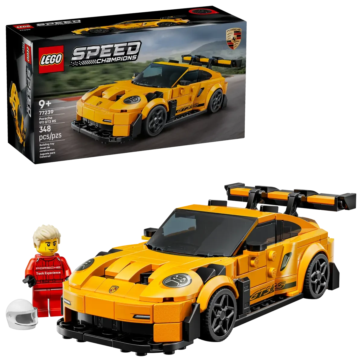 LEGO® Porsche 911 GT3 RS Super Car Simple Showcase 
