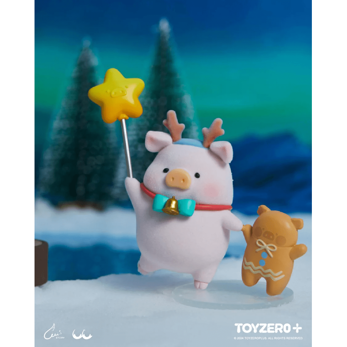 ToyZeroPlus x LuLu The Piggy Christmasland Series Figurines Blind Box (1pc) Simple TOYZEROPLUS 