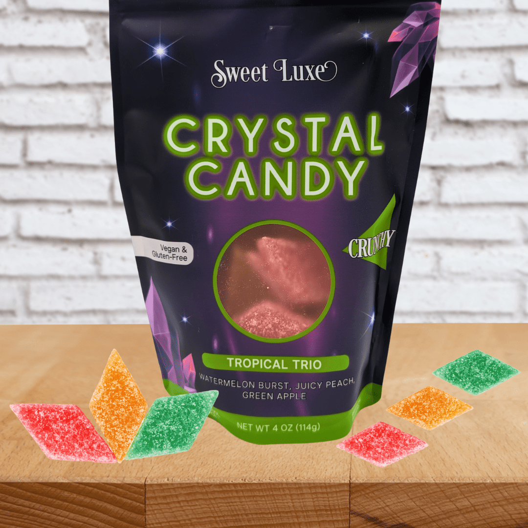 Sweet Luxe™ NEW Extra Crunchy Crystal Candy - Tropical Trio Flavor Mix Simple Sweet Luxe™ 