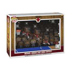 Funko Pop! NBA: Moments Deluxe - Michael Jordan From The Chicago Bulls ('87 Dunk Contest) Simple Funko 
