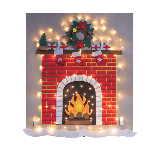 FunkyMantel - Felt Wall XMas Mantel 75" (190cm) Preorder magazineracksdirect 