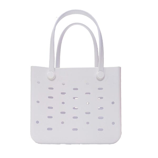 Sunzie Beach Bag: Waterproof Tote Bag (Multiple Colors) Simple Exclusive White 