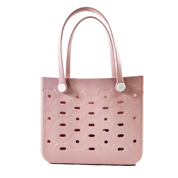 Sunzie Beach Bag: Waterproof Tote Bag (Multiple Colors) Simple Exclusive Pink 