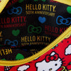 Loungefly x Hello Kitty 50th Anniversary: Classic AOP Nylon Pouch Wristlet