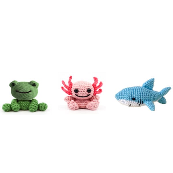 Crochet Micro Plush Toy: Aquatic Pals (3pk) Preorder magazineracksdirect 