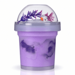 LIT Slime Animal Charms Collection Scented Slime Jar (7.1oz) Cow Blooms Simple LIT Slime 