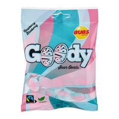 BUB's Godis: Sour Raspberry & Blueberry Goody Ovals (90g) Simple magazineracksdirect 