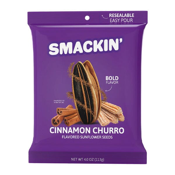 Smackin' Sunflower Seeds: Cinnamon Churro (4oz) Simple magazineracksdirect 