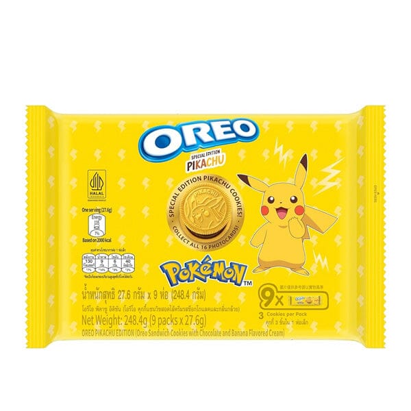 Pokémon x OREO: Chocolate Banana Sandwich Cookies (9pk) | Limited Edition Simple magazineracksdirect 