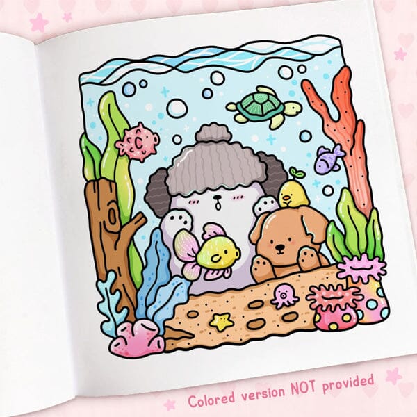 Cozy Cuties: Cute & Comfy Coloring Book for Adults and Kids by Coco Wyo Simple Coco Wyo 