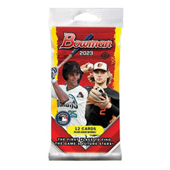 Topps: Bowman Baseball Trading Cards 2023 (1 Pack of 12 Cards) Simple Topps 