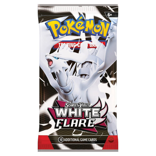 Pokémon TCG: Scarlet & Violet White Flare Booster Pack (1 Pack of 10 Cards) Simple Pokémon 