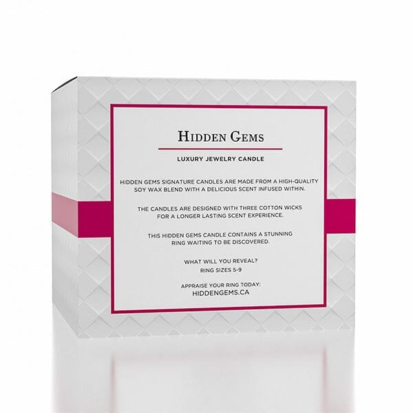 Hidden Gems: Three Wick Raspberry Sugar Candle | 1 Ring Inside Simple magazineracksdirect 