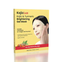 KojicLux Kojic & Turmeric Face Mask (4 Pack) Simple Exclusive 