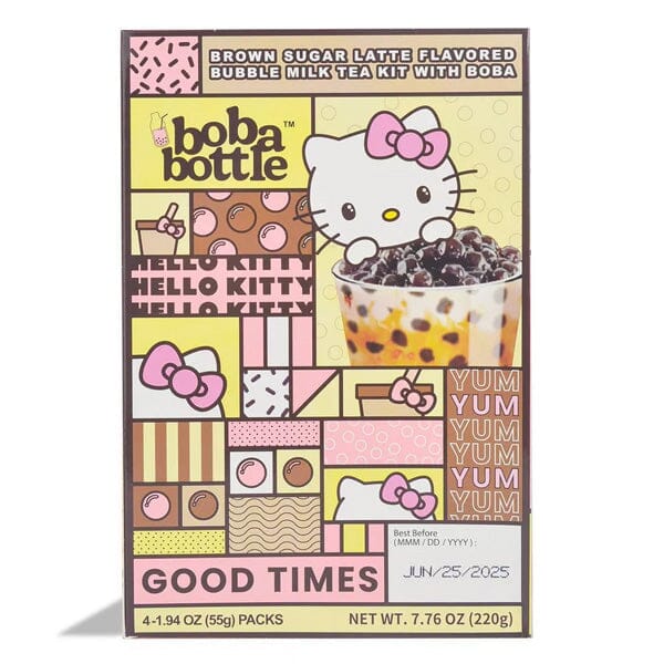 Hello Kitty x A-Sha Brown Sugar Milk Tea Boba Kit