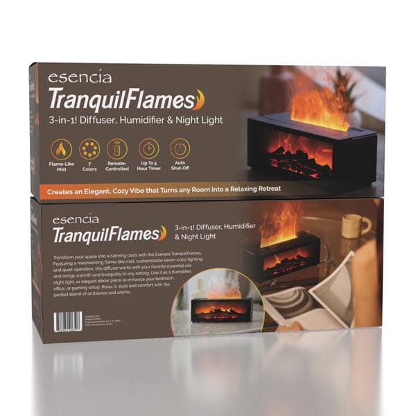 Esencia TranquilFlames: Mini Fireplace Flame Diffuser Simple Esencia 