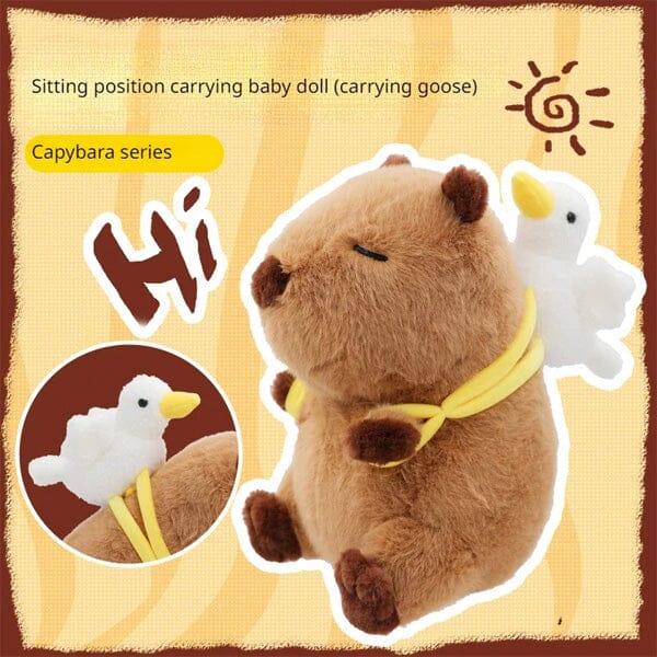 Capybara 9" Kawaii Plush w/ Backpack Squishy Pillow Toy (Multiple Styles) Preorder magazineracksdirect 