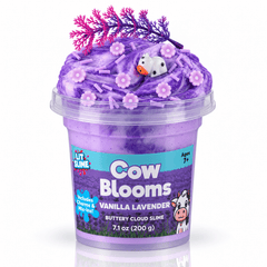 LIT Slime Animal Charms Collection Scented Slime Jar (7.1oz) Cow Blooms Simple LIT Slime 