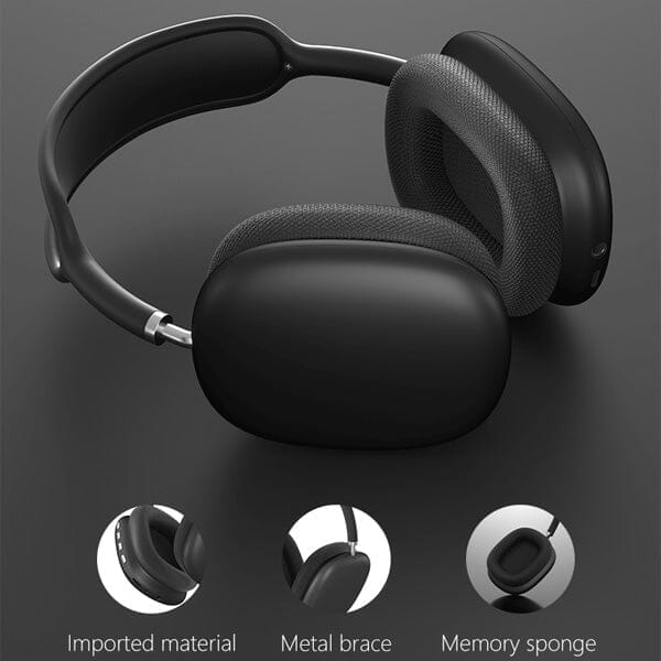 Bluetooth Stereo Headphones w Micro SD Card Slot Aux In Showcase