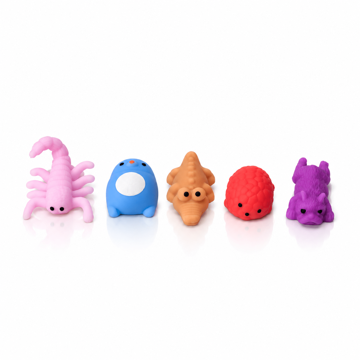 Squishi Mates Mochi Taba Squishy Fidget Toy Tub (36pc) Simple Exclusive 